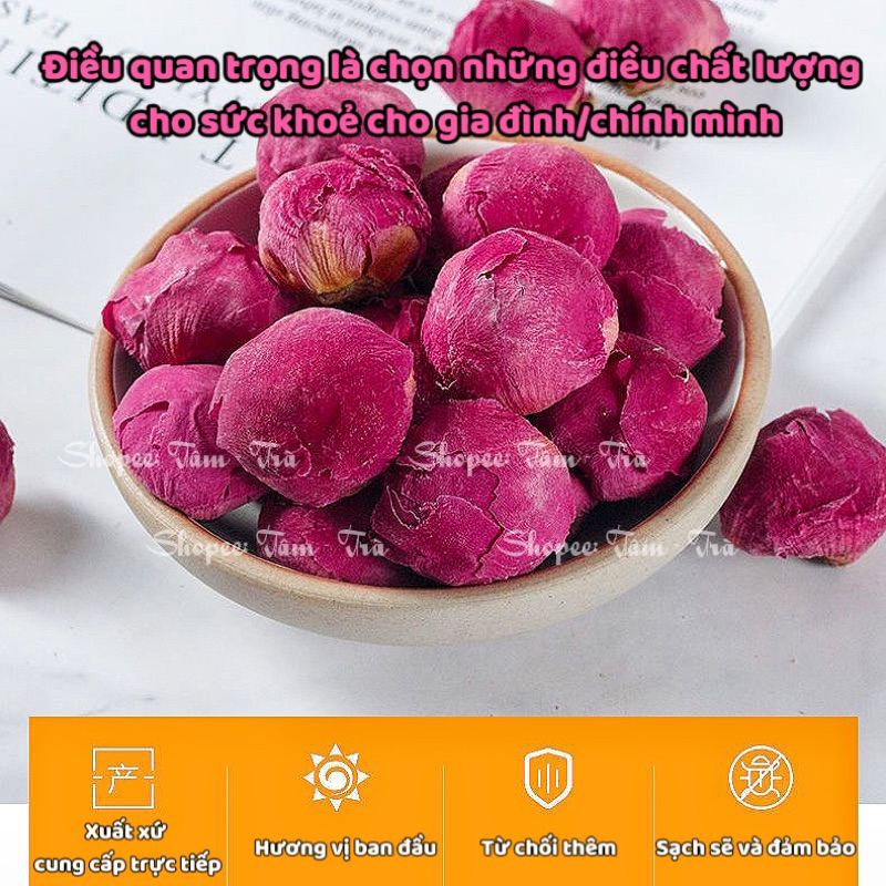Hoa Mẫu Đơn Nguyên Vị - Giảm mụn do nội tiết, siêu chống lão hoá