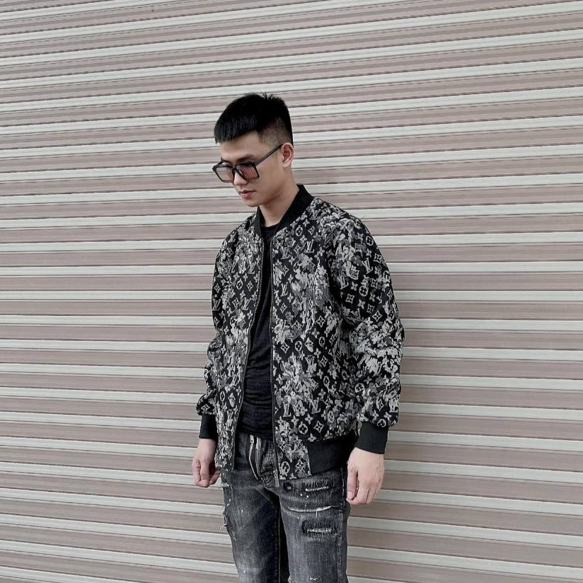 Áo Khoác DSQ Nam Full Chữ Lưng Hai Mặt Siêu Đẹp - Áo Khoác Gió DSQ Nam In Logo Chữ Cực Nét