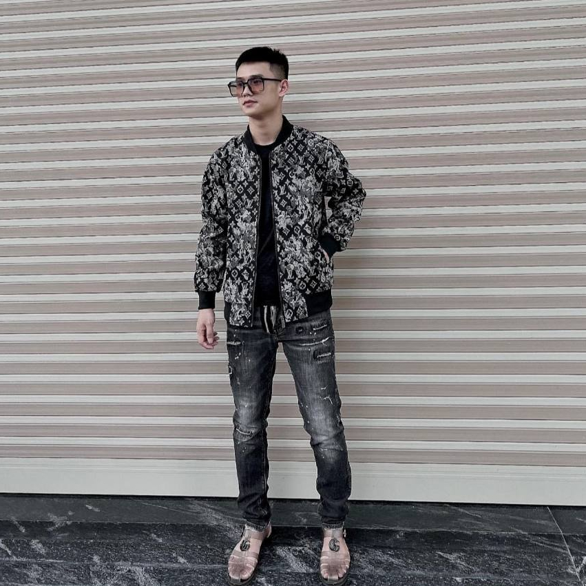 Áo Khoác DSQ Nam Full Chữ Lưng Hai Mặt Siêu Đẹp - Áo Khoác Gió DSQ Nam In Logo Chữ Cực Nét