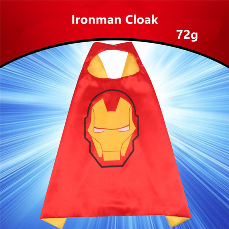 Phụ kiện người sắt / Đồ chơi trẻ em/ Áo choàng, khiên, găng tay bắn đĩa, gậy âm thanh ánh sáng người sắt cho trẻ em