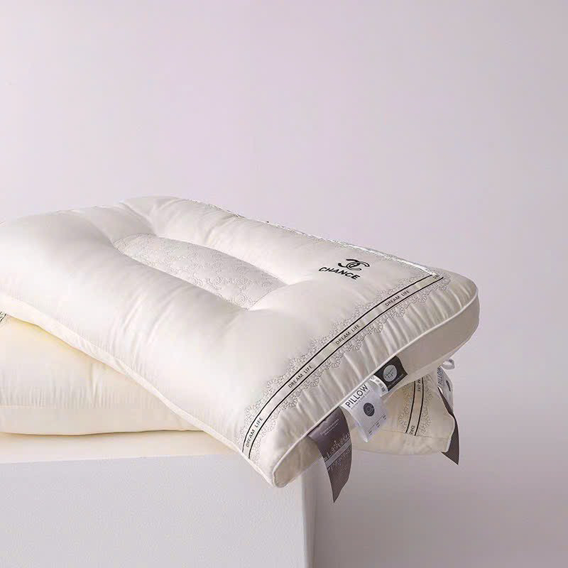 Gối massage tencel chanel cao cấp nhập khẩu kích thước to - chống đau mỏi vai gáy