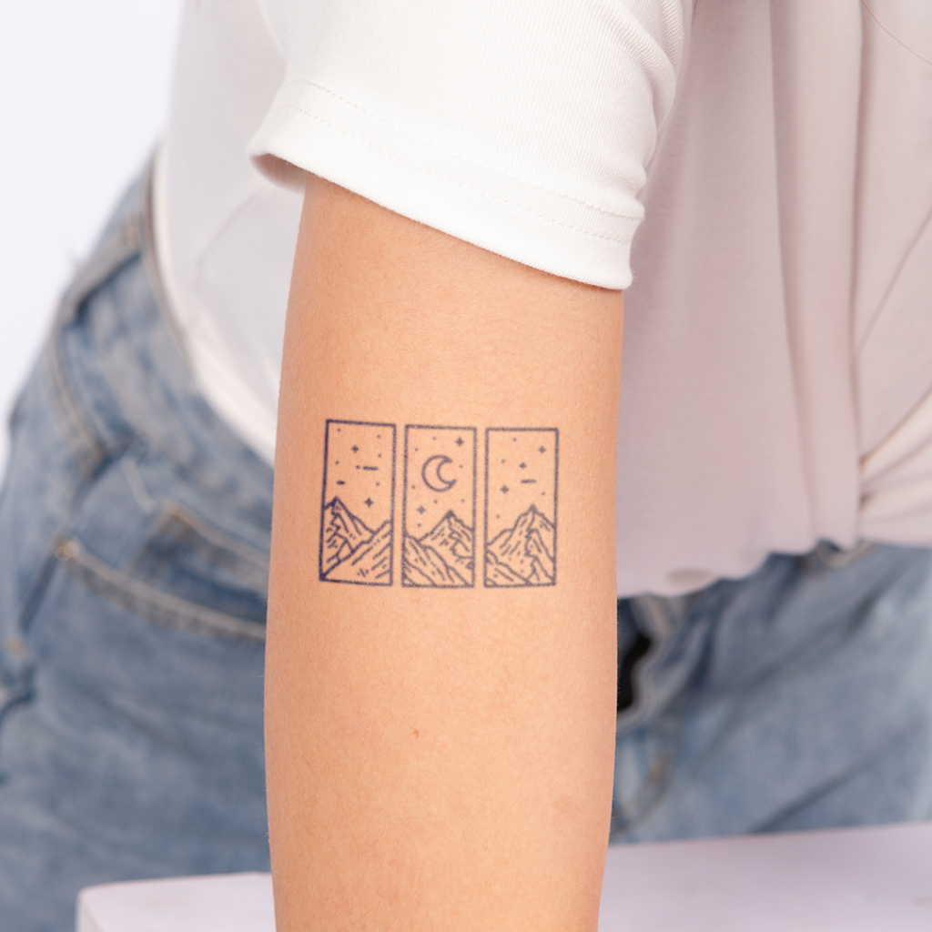 Hình xăm dán tạm thời Inkaholic 15 ngày, xăm trong 1 phút, chống nước 100%