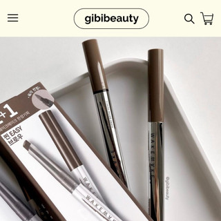 Kẻ mày wakemake natural hard brow pencil