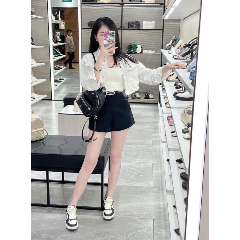 Balo nữ Pd mặt chần bông có quai xách size 23 new 2023