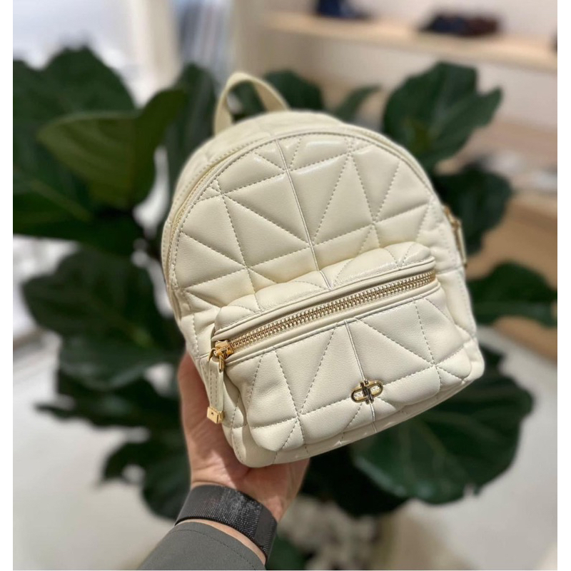 Balo nữ Pd mặt chần bông có quai xách size 23 new 2023