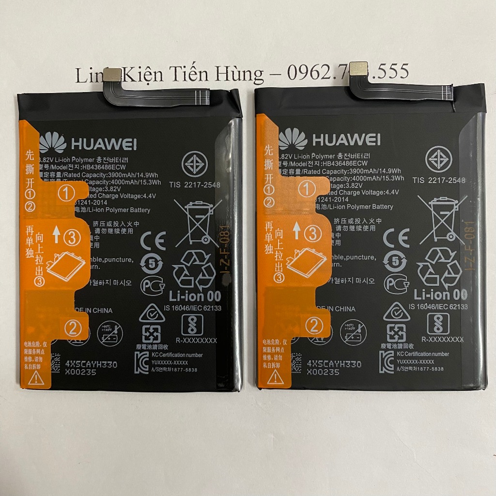Pin zin Huawei Mate 10 / Mate 10 Pro / Mate 20 / P20 Pro  loại AA kèm siu
