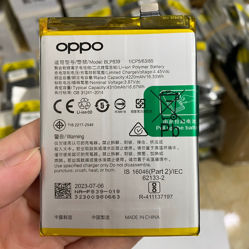 Pin Oppo Reno6 Z 5G (BLP839)