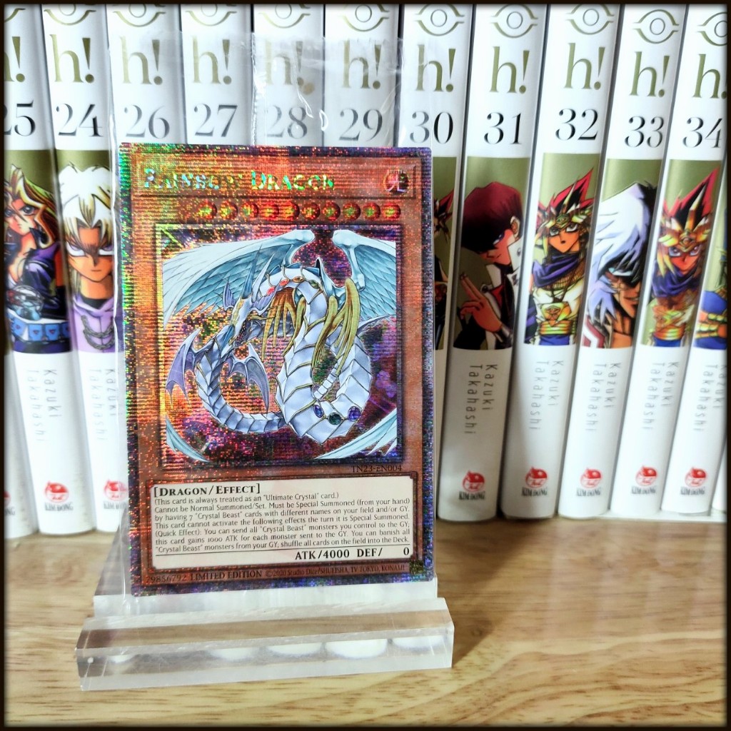 Thẻ bài Yugioh Chính Hãng Rainbow Dragon– 25th Secret Rare