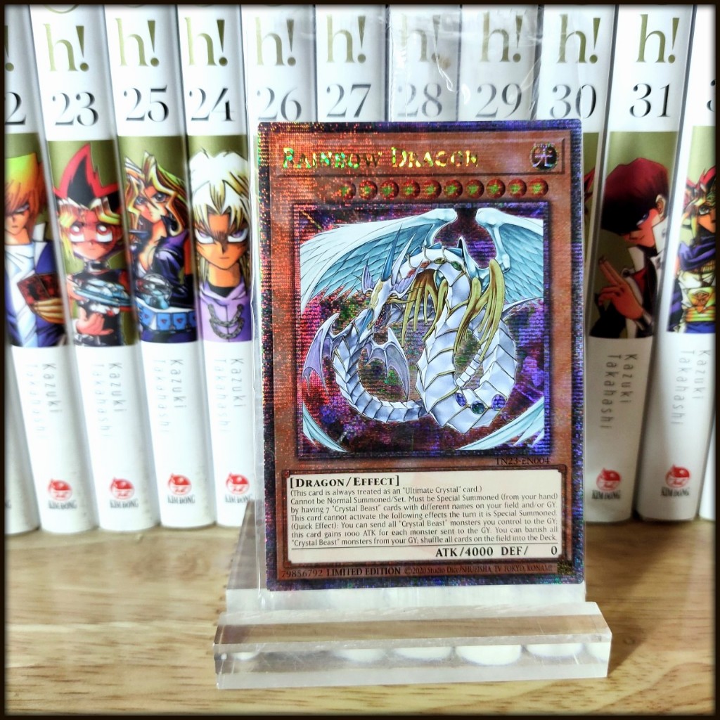 Thẻ bài Yugioh Chính Hãng Rainbow Dragon– 25th Secret Rare