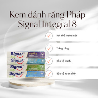 Kem đánh răng signal integral 8 tuýp 75ml