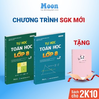 Sách toán lớp 8 chương trình mới Moonbook, sách ID tự học toán kết nối tri thức, cánh diều, chân trời sáng tạo