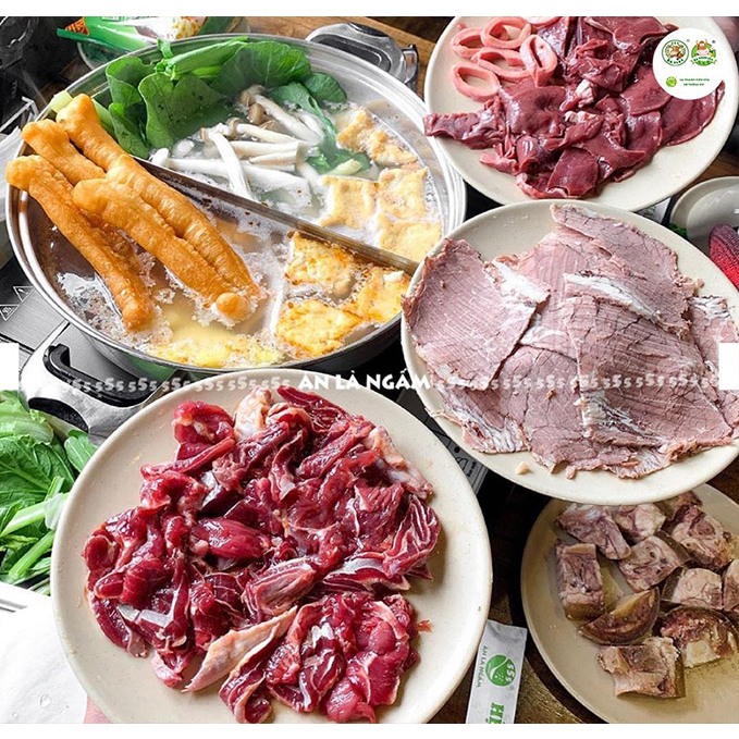Hà Nội  555 - Ăn Là Ngấm - Set Bò Nhúng Dấm Cho 4-6 Người