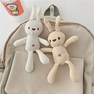 Gấu bông thỏ quốc dân, móc chìa khoá, thỏ mini, móc khóa balo