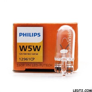 Đèn halogen philips t10, s25 chính hãng