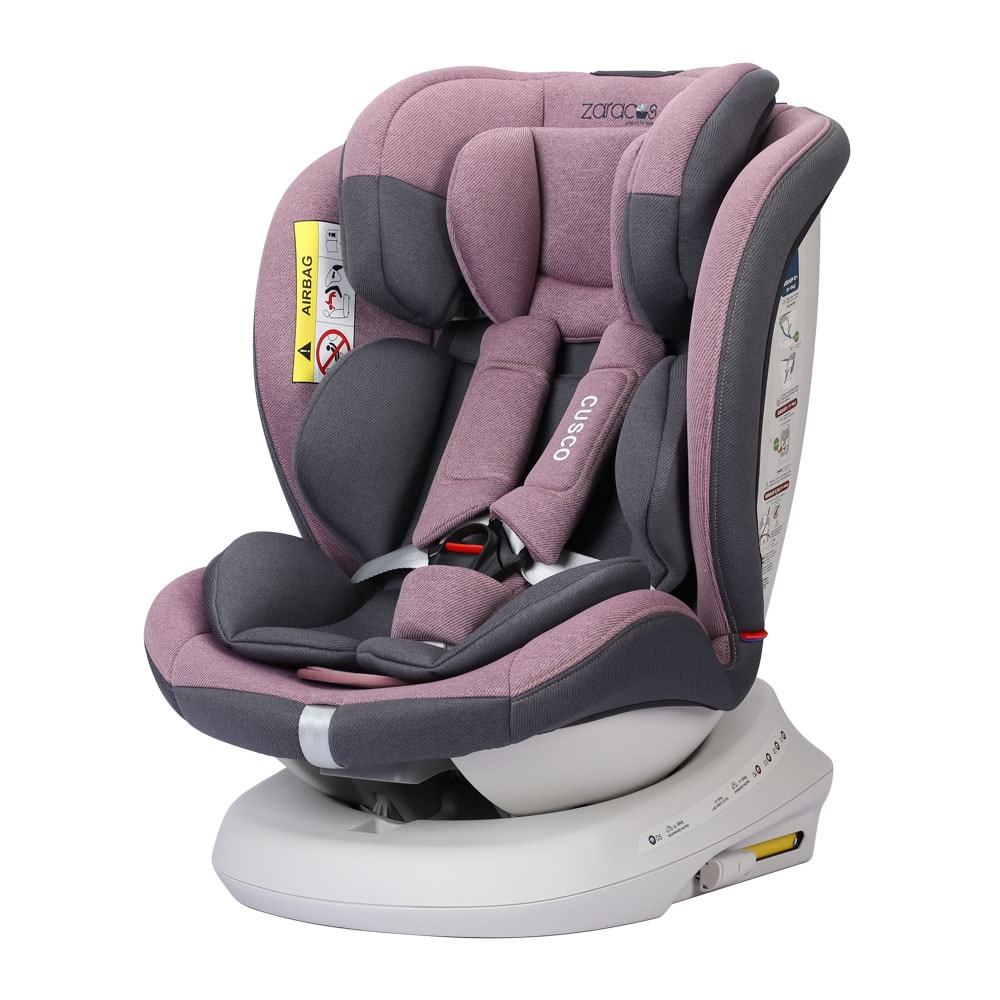 Ghế ngồi ô tô cho bé xoay 360° – Zaracos CUSCO 6406 – ISOFIX nhiều màu sắc
