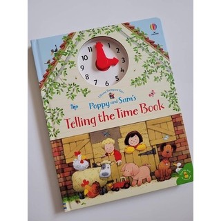 Usborne Poppy and Sam's Telling the Time Book Đồ chơi học giờ cho bé