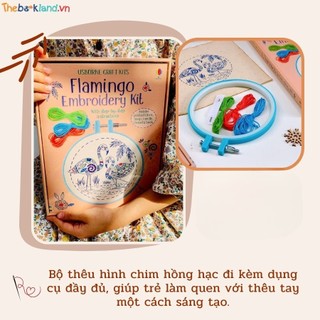 Embroidery kit: Flamingo Set thêu cho bé