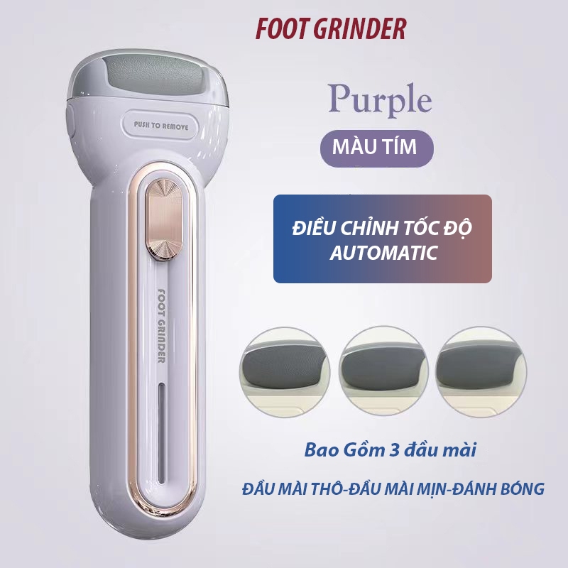 Máy Chà Gót Chân Foot Grinder 2023 Dụng Cụ Chà Gót Chân Tại Nhà Chăm Sóc Chân Cao Cấp, Tẩy Tế Bào Chết Chuyên Dụng