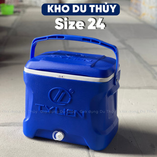 Thùng Đá Vuông Giữ Lạnh 36 Giờ Dung Tích 19L Happy Cooler Có Quai Xách, Dày Dặn Không Chứa BPA An Toàn Cho Sức Khỏe