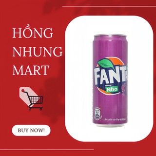 Nước giải khát có ga fanta vị nho 320ml