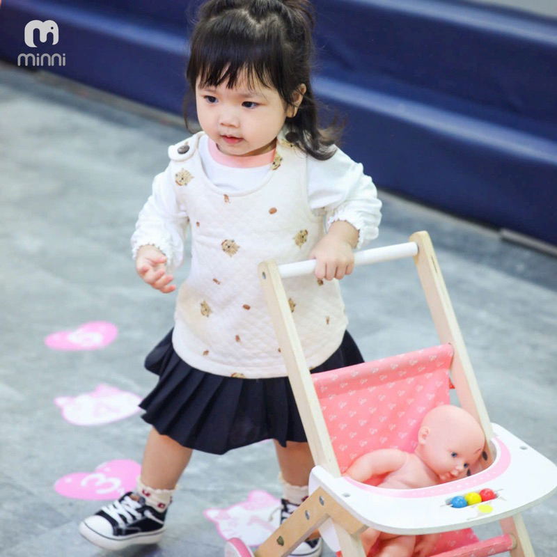 Áo Gile trần bông trẻ em Uala Rogo Mimi MN 0020