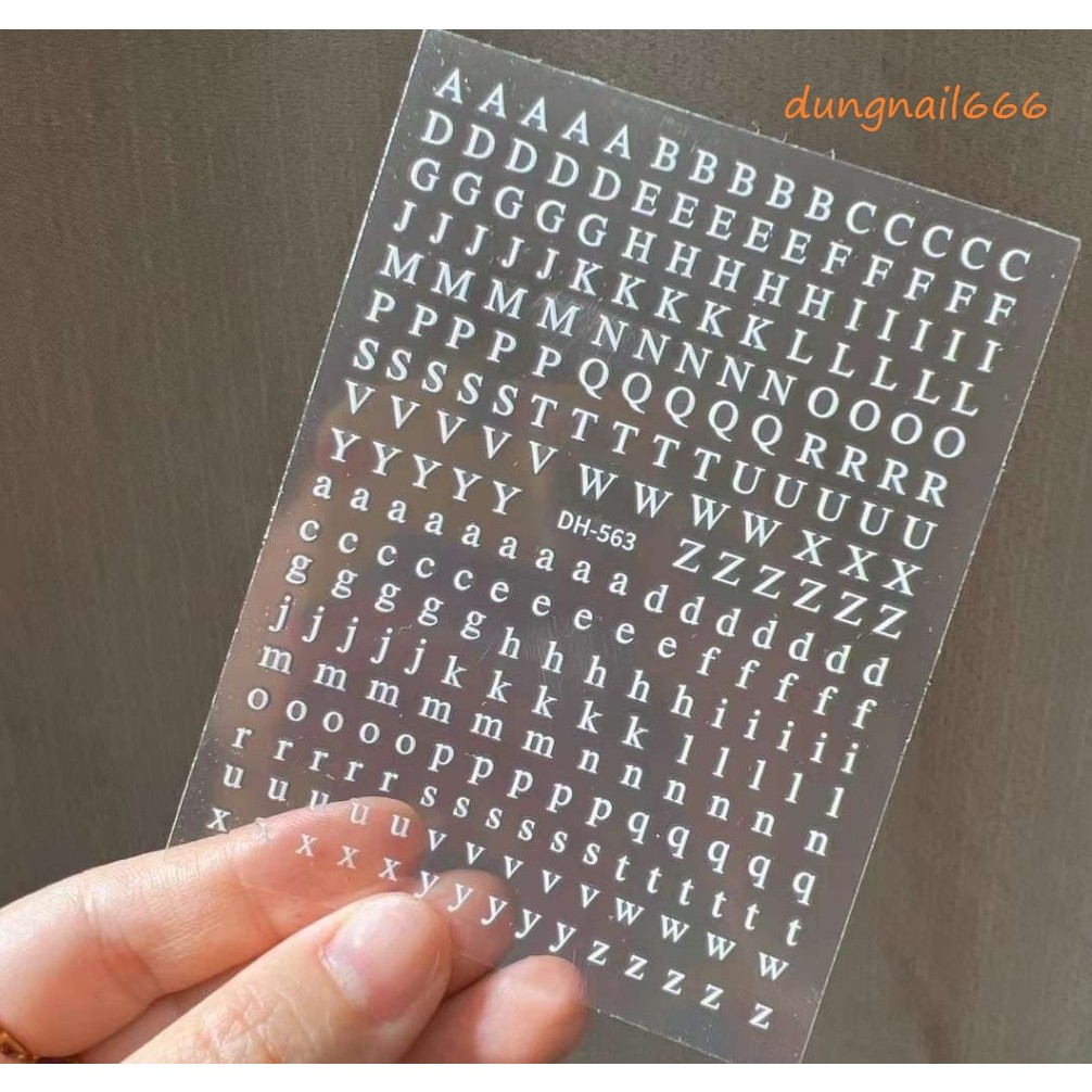 MÃ STICKER CHỮ mới