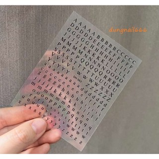 MÃ STICKER CHỮ mới