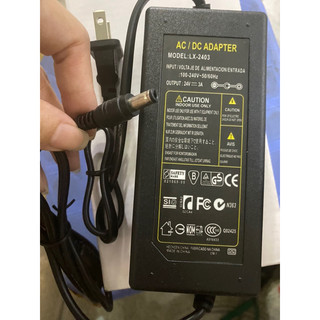 Nguồn Adapter 24v-3A có  sẵn dây nguồn
