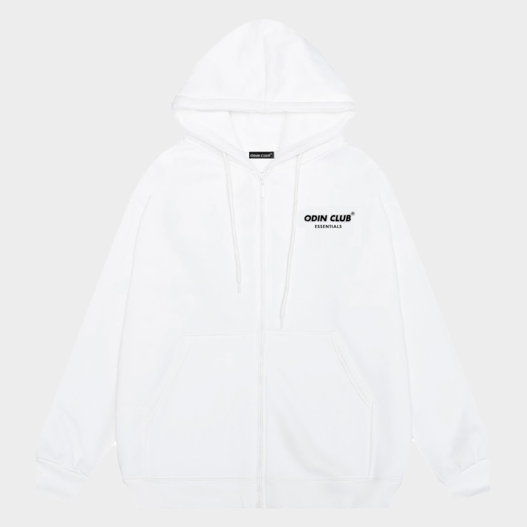 Áo Khoác Nỉ Dây Kéo, Hoodie Zip ODIN CLUB Nhiều Màu Form Rộng Unisex