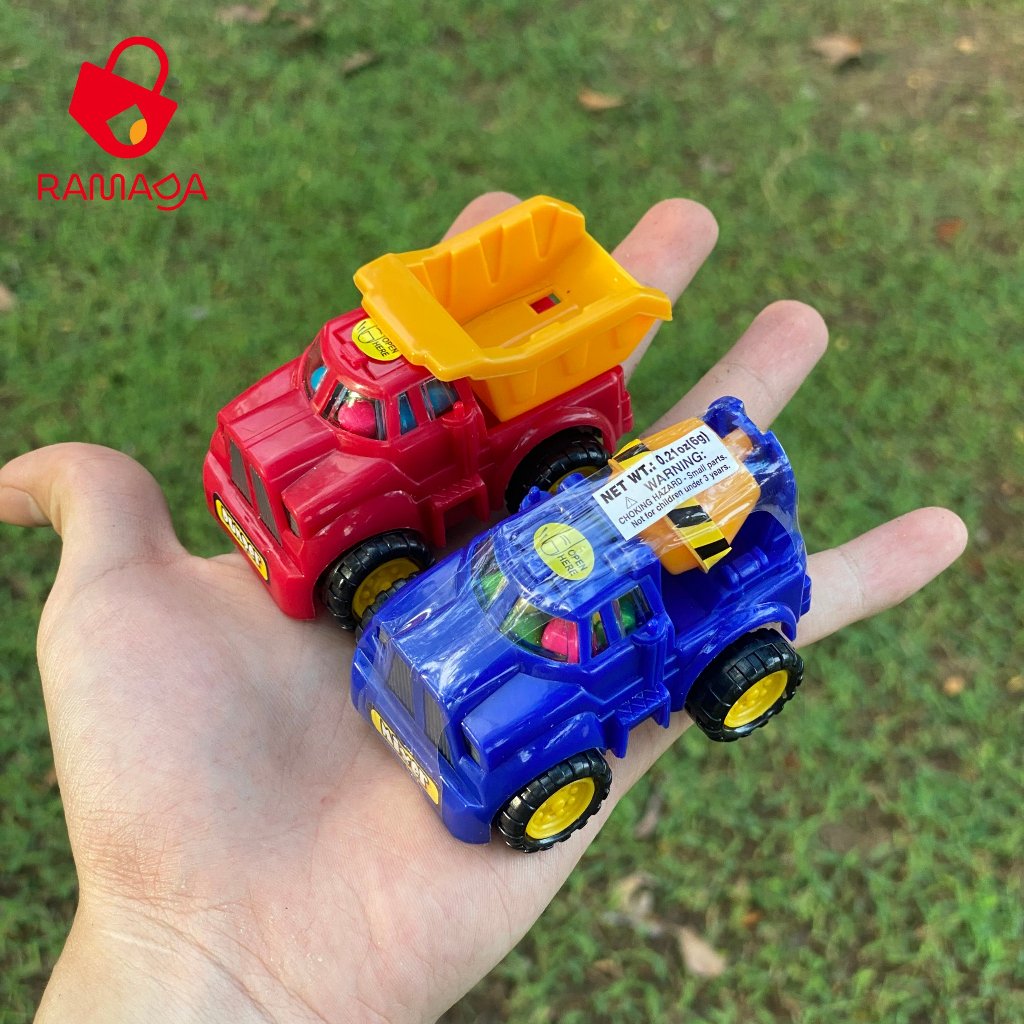 Kidsmania Đồ chơi xe xúc Cone Zone có kẹo dành cho bé