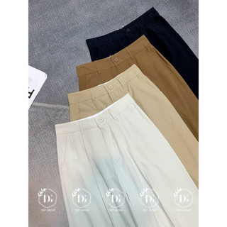 Quần ống rộng dáng lửng