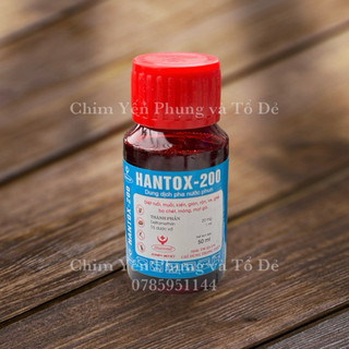 HANTOX 200 - Dung dịch nước phun hỗ trợ diệt ruồi, muỗi, kiến, gián, rận, ve, bọ chét, mòng, mạt gà [50ml]