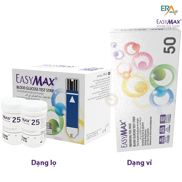 Que thử đường huyết EasyMax