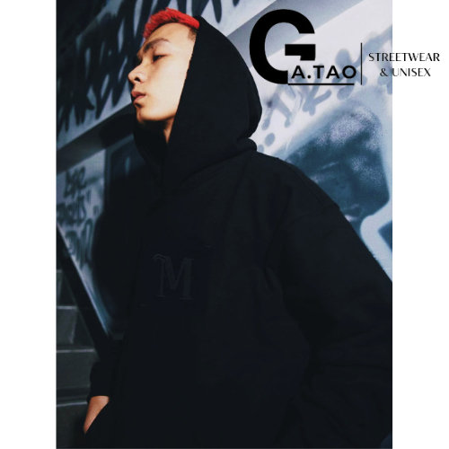 Áo Hoodie CHỮ M Unisex Nỉ Bông Dày Dặn Ấm Áp Mùa Đông 2023