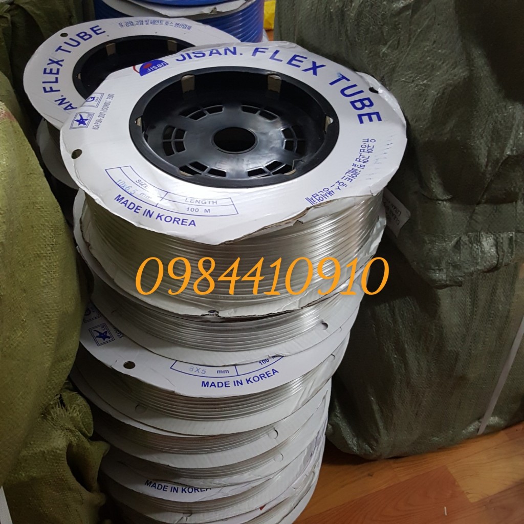 DÂY HƠI HÀN QUỐC JSAN XỊN 5X8, 6.5X10, 8X12MM