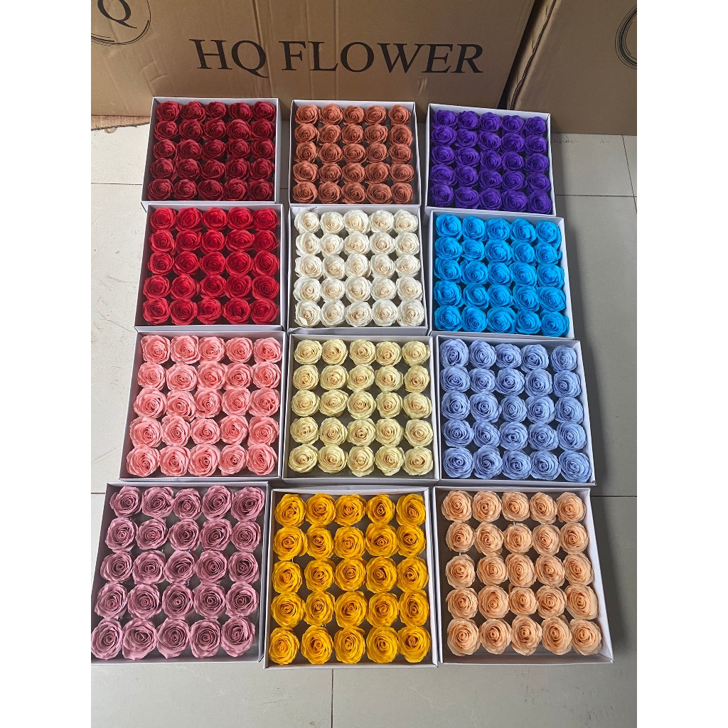 Hộp 25 bông hoa hồng Ecuado Cao Cấp,Cam Kết Hàng Đẹp,Form Chuẩn