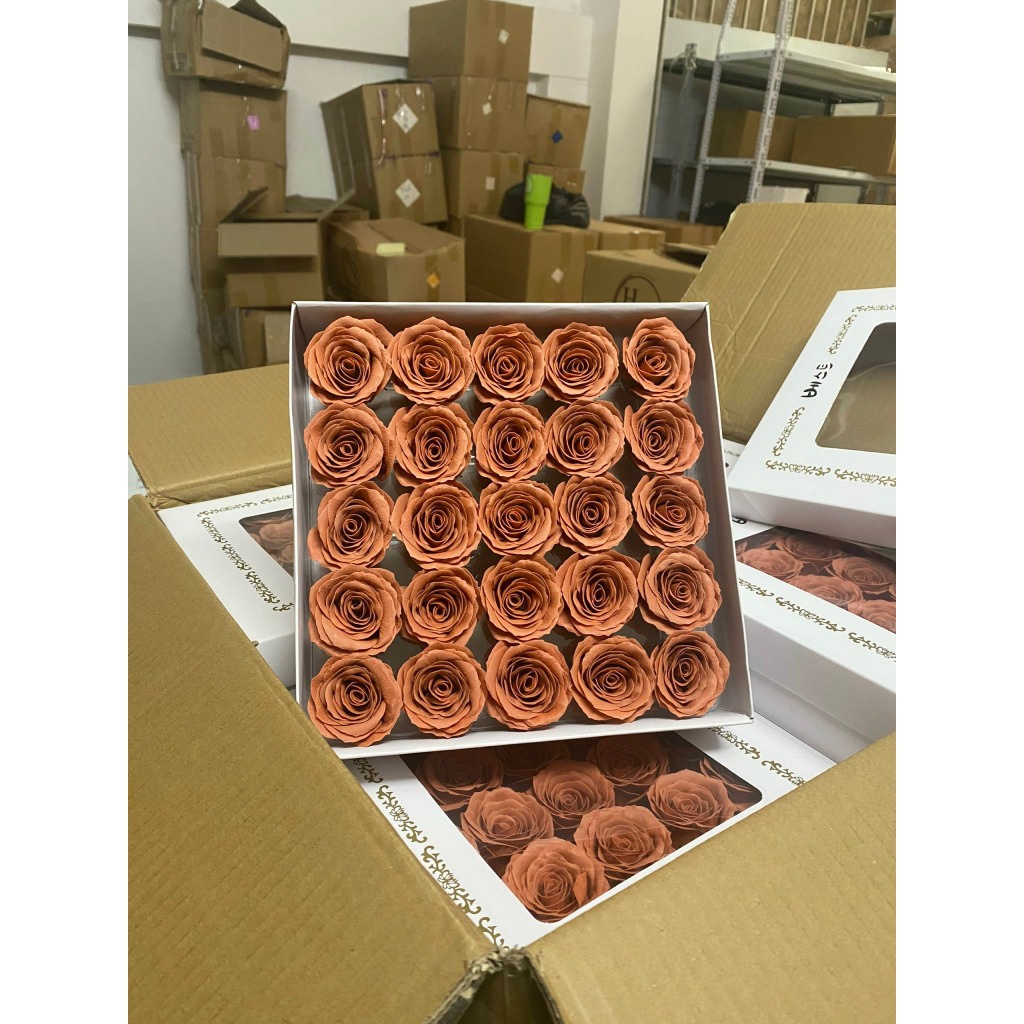 Hộp 25 bông hoa hồng Ecuado Cao Cấp,Cam Kết Hàng Đẹp,Form Chuẩn