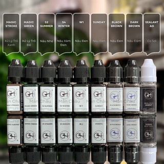 Mực gh mẫu vuông , chai 12ml