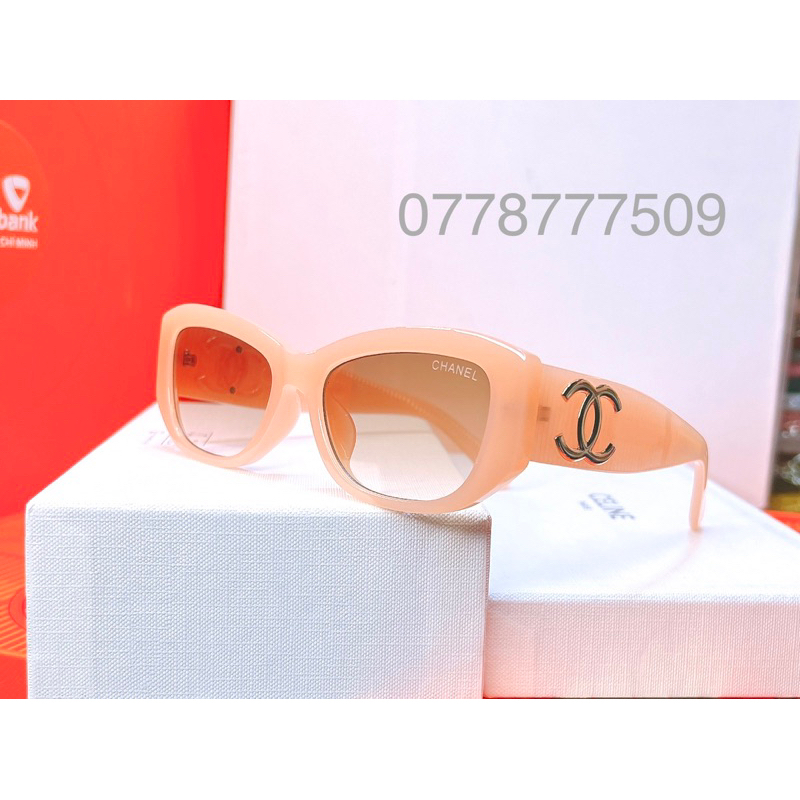 Mắt Kính Hiệu Oval Bầu Xếch Nhẹ Chữ X Hot Chà ne