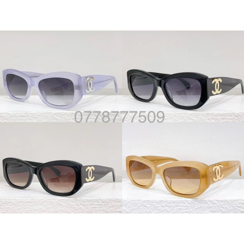 Mắt Kính Hiệu Oval Bầu Xếch Nhẹ Chữ X Hot Chà ne