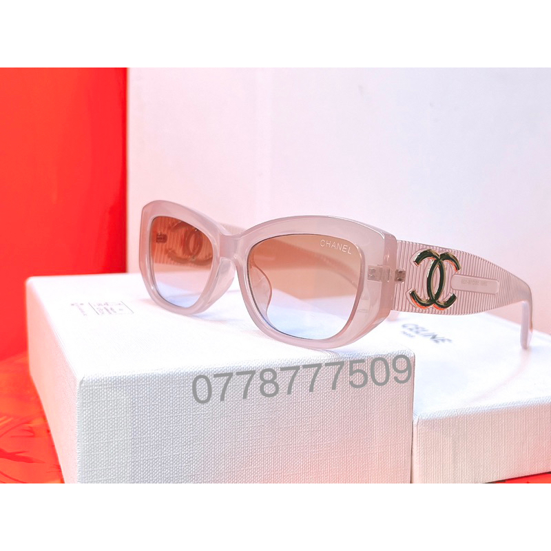 Mắt Kính Hiệu Oval Bầu Xếch Nhẹ Chữ X Hot Chà ne