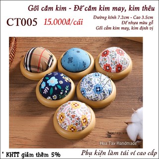 Gối cắm kim - đế cắm kim may, kim thêu - ct005