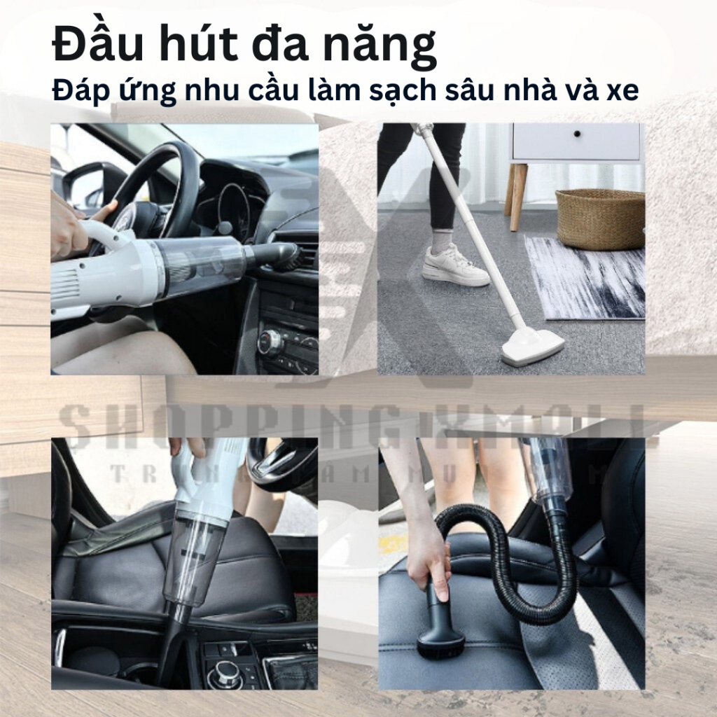 Hàng sẵn có ST6101 PRO Máy hút bụi không dây có thể sạc lại trên ô tô/Máy hút bụi gia đình Máy hút bụi cầm tay