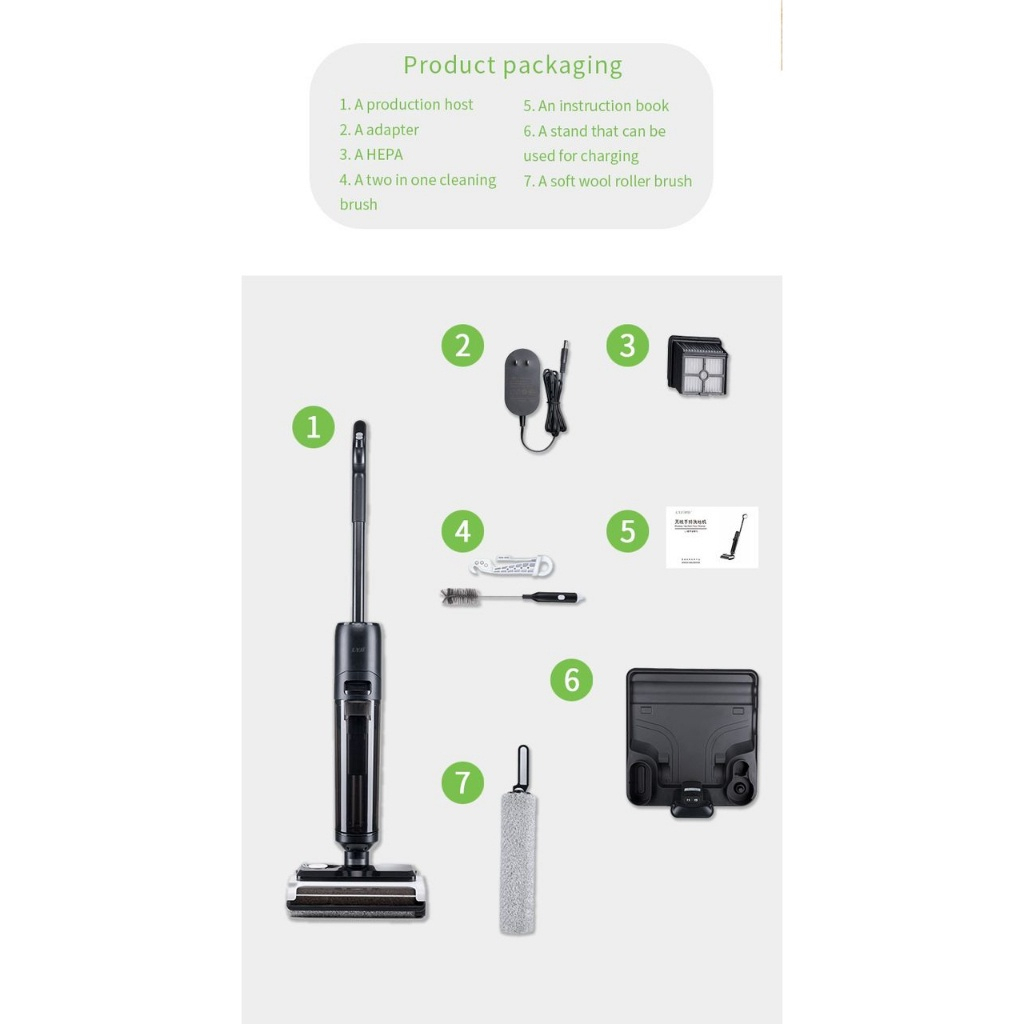 Máy Hút Bụi Khô & Ướt X8 PRO | Cây Lau Nhà Thông Minh Diệt Khuẩn 99.9% | hàng sẵn có