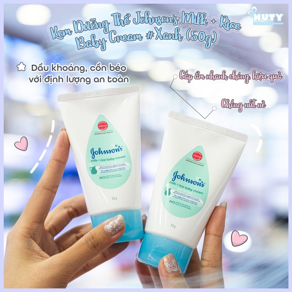 Kem Dưỡng Thể Cấp Ẩm Johnson's Baby Cream