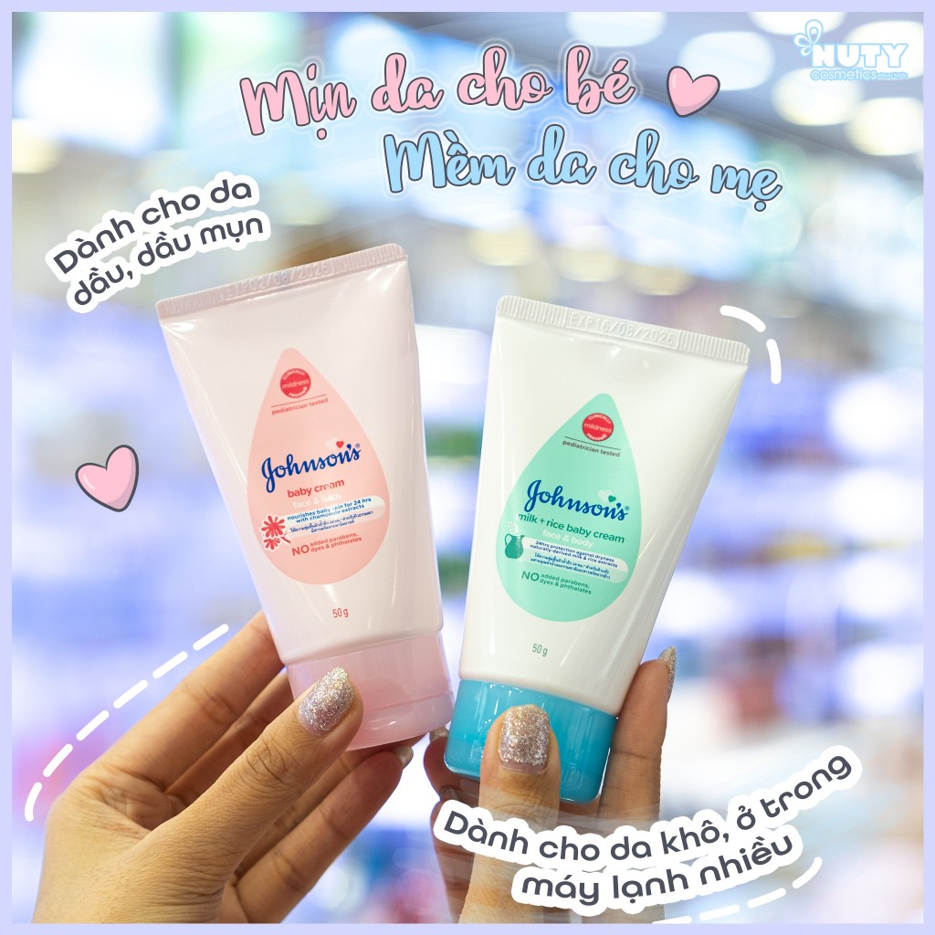 Kem Dưỡng Thể Cấp Ẩm Johnson's Baby Cream