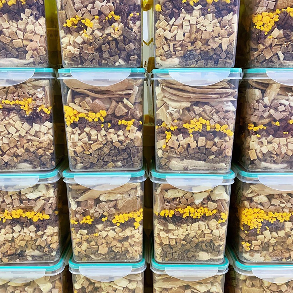 Thức ăn gà viên sấy đông khô cho chó mèo nhiều dinh dưỡng hàng loại 1