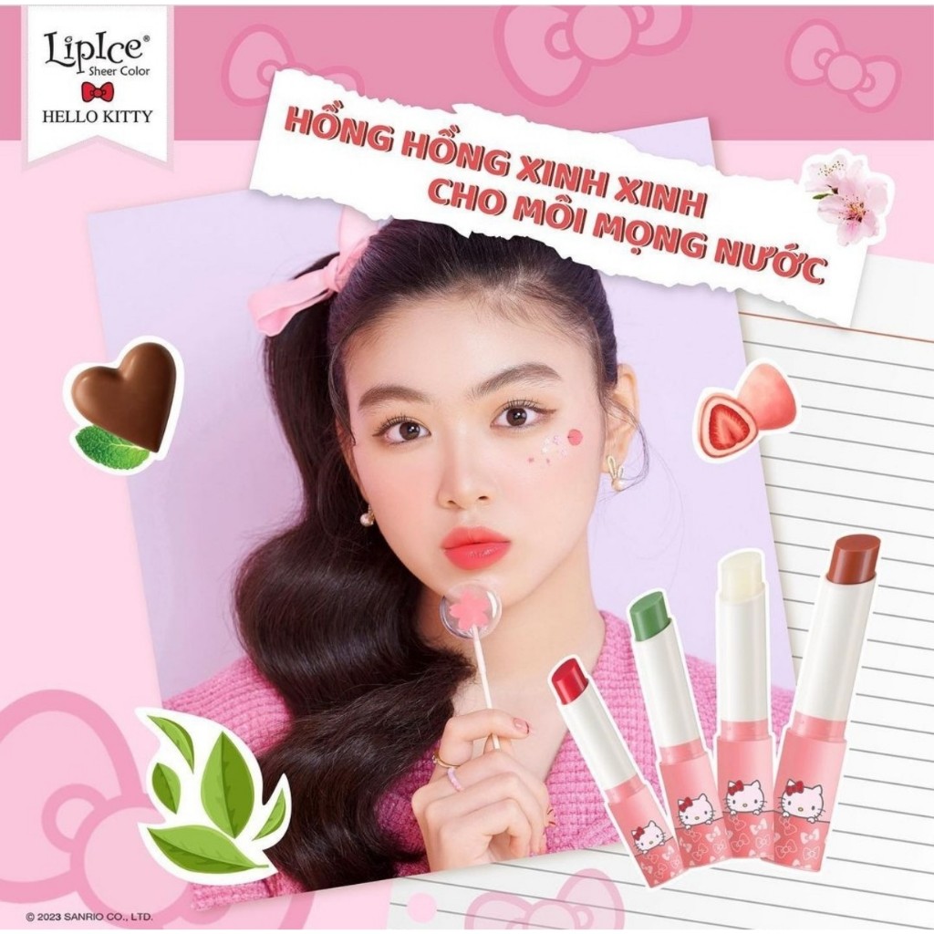 Son Dưỡng Môi Lên Màu Tự Nhiên Giúp Môi Mềm Mại LipIce Sheer Color Q 2.4g