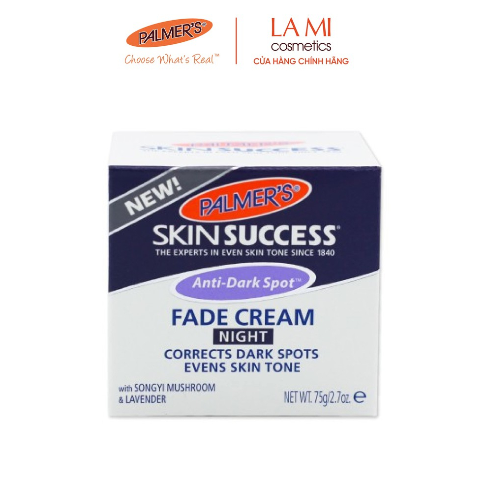 Kem dưỡng trắng sáng da ban đêm, mờ thâm nám – tàn nhang Palmer's 75g