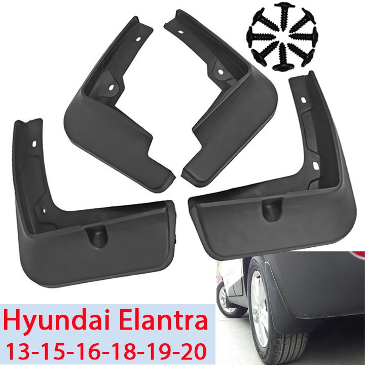 Bộ 04 chắn bùn cho xe ô tô Hyundai Elantra 2013-2020